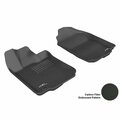 3D Maxpider FORD FUSION 2006-2012 KAGU BLACK R1 1 EYELET Floor Mat L1FR01311509